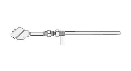 Thermocouple or RTD with Ceramic Tube Assembly